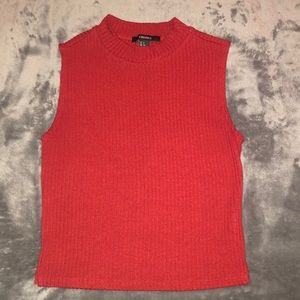 Forever 21 sweater crop tank top